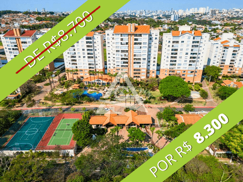 Apartamento para alugar em Campinas, Jardim Madalena, com 3 suítes, com 131 m², Galleria Boulevard